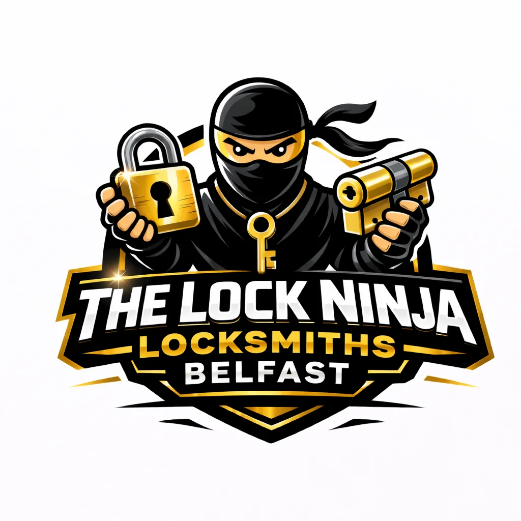 The Lock Ninja Locksmiths Belfast logo